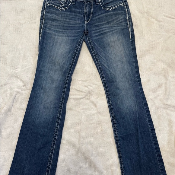 Ariat Women's Boot Cut Jeans in Dark Blue. Size 28R - Picture 1 of 6
